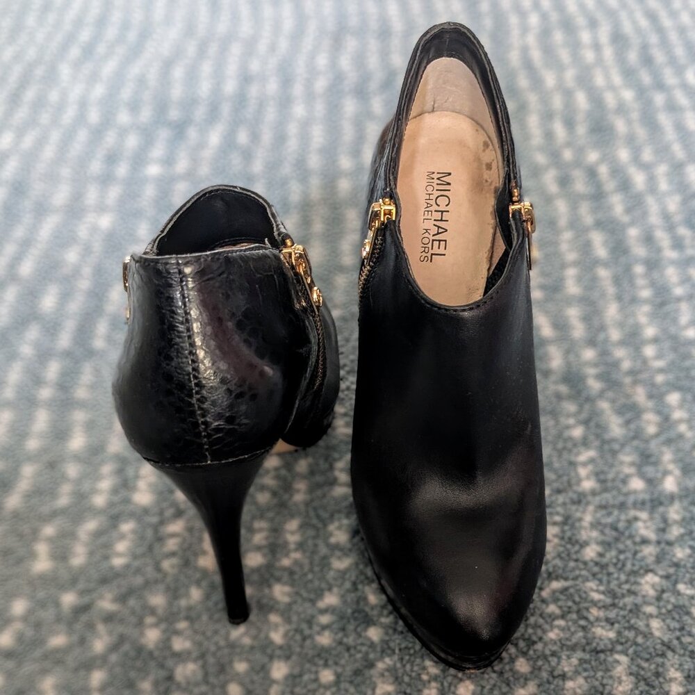 Michael Kors platform booties